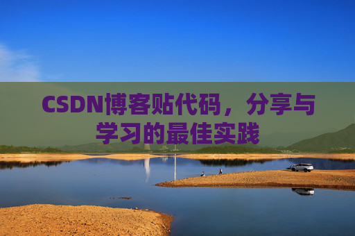 CSDN博客贴代码，分享与学习的最佳实践
